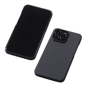 ディーフ iPhone 13 Pro用Ultra Slim & Light Case DURO マットブラック DCS-IPD21M3KVMBK-イメージ1