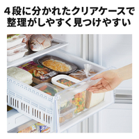 三菱 MF-U22K-W 【前開き】218L フリーザー マットホワイト|エディオン