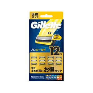 Ｐ＆Ｇ ジレット プロシールド 替刃 お得パック 12個 FCK843D-イメージ1