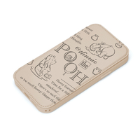 PGA iPhone 15 Pro用ガラスフリップケース くまのプーさん PG-D23BGF04POO