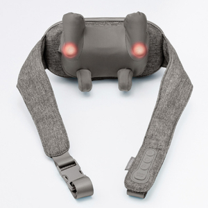 ドクターエア 3DネックマッサｰジャｰプレミアムSMART カーボングレー MN-10GR-イメージ10