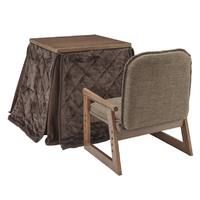 ユアサプライムス お一人様コタツ なごみ(55×55cm) ブラウン NGM-N55DLH(FBR)