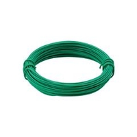 トラスコ中山 TRUSCO　カラー針金　ビニール被覆タイプ　グリーン　線径0．9mm TCW-09GN