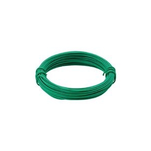 トラスコ中山 TRUSCO　カラー針金　ビニール被覆タイプ　グリーン　線径0．9mm TCW-09GN-イメージ1