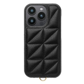 ユニケース iPhone 16 Pro用Triangle Puffy Case ブラック UNI-CSIP24MP-2TPBK