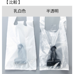 トラスコ レジ袋　３０／４０号　４８０Ｘ３９０（２５５）ｍｍ　半透明　１００枚入 食品衛生法適合（ポジティブリスト適合） TRB30-40-TM-イメージ4