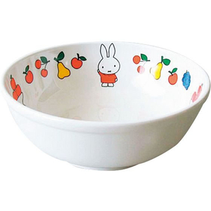 関東プラスチック工業 メラミン子供食器 ミッフィーフルーツ ラーメン鉢 FC137LP-5445220-イメージ1