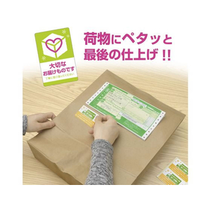 タカ印 荷札シール 大切なお届けもの 5冊 FCV4351-25-303-イメージ5