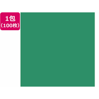 大王製紙 再生色画用紙 4ツ切100枚 みどり CUD FCG783U