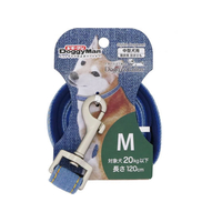 ドギーマン Doggys Tailor ドッグリード M デニムスタイル ブルー FCJ064K