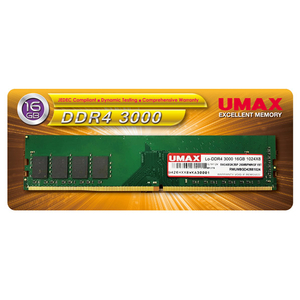 UMAX デスクトップ用メモリー 16GB DDR4 3000 16GB UM-DDR4S-3000-16GB-イメージ1