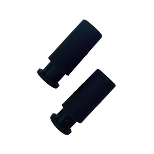 ユタカメイク 金具 紐用止メ金具 3mm~5mm用 黒3～52円筒小 FC802FZ-7540604-イメージ2