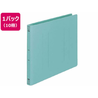 コクヨ フラットファイルPP A4ヨコ とじ厚15mm 緑 10冊 1パック(10冊) F835884-ﾌ-H15G