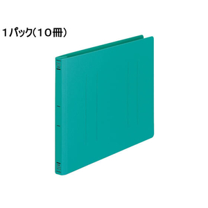 コクヨ フラットファイルPP A4ヨコ とじ厚15mm 緑 10冊 1パック(10冊) F835884-ﾌ-H15G-イメージ1