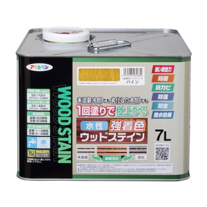 アサヒペン 水性強着色ウッドステイン 7L パイン FC890PN-イメージ1