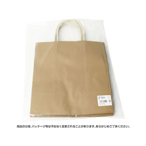 タカ印 手提げ袋 アーモンド 240×140×270mm 5枚 FC308PM-50-6043-イメージ3
