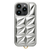 ユニケース iPhone 16 Pro用Triangle Puffy Case シルバー UNI-CSIP24MP-2TPSV-イメージ1