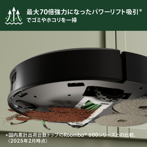 iRobot Roomba Plus 505 Combo ロボット + AutoWash 充電ステーション ブラック N185060-イメージ6