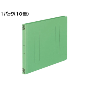 コクヨ フラットファイルV B5ヨコ とじ厚15mm 緑 10冊 1パック(10冊) F835595-ﾌ-V16G-イメージ1