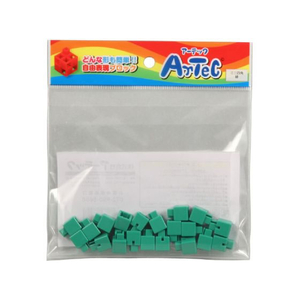 アーテック Artecブロック ミニ四角 20P 緑 FCS2922-77829-イメージ1