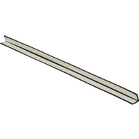 光 アングル型ゴム20×20×450mm 黒20320450 FC343GB-4739744