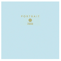 ハクバ ペーパースクウェア台紙 2L(カビネ)サイズ 3面(角×3枚) No.1770 ブルー M1770-2L-3BL