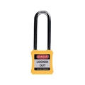 IFAM/ロックアウト用南京錠 スチール製シャックル ツル長 黄 0 44786 FC299VC-3857035