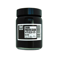 サクラクレパス ポスターカラー 黒 130ml F180510-PW130ML#49