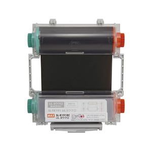 マックス ビーポップ インクリボンカセット 100タイプ ULシート用 SL-R191RC ULヨウクロ FCJ319T-IL92322-イメージ1