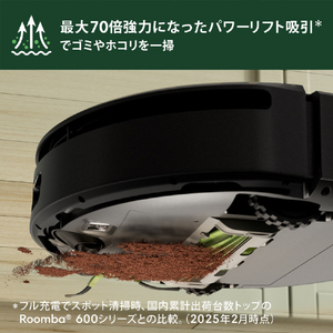 iRobot Roomba 205 DustCompactor Combo ロボット ブラック L121060-イメージ5