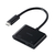 エレコム USB Type-C接続ケーブル付きメモリーカードリーダー(USB PD対応) ブラック MR3C-C20PBK-イメージ1