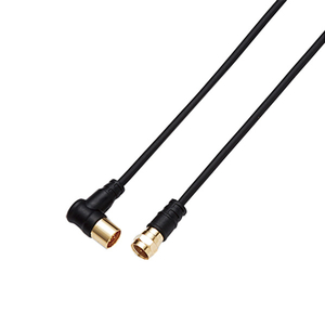 DXアンテナ テレビ接続ケーブル(1m) ブラック 2JW1FLSB(B) DXアンテナ テレビ接続ケーブル(1m) ブラック 2JW1FLSB(B)
