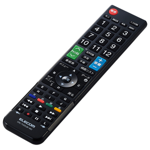 エレコム 12メーカー対応マルチテレビリモコン ブラック ERC-TV02LBK-MU エレコム 12メーカー対応マルチテレビリモコン ブラック ERC-TV02LBK-MU
