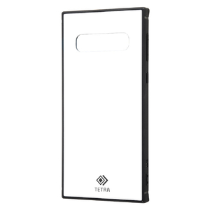レイアウト Galaxy S10用耐衝撃ガラス TETRA ホワイト RT-GS10T2B/W-イメージ1