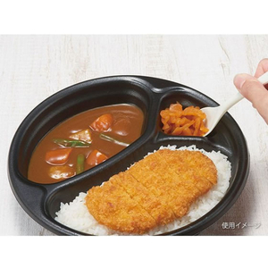 リスパック カレー容器 ごちカレー 丸 黒 リスパック 25枚 FCG687V-00659055-イメージ3