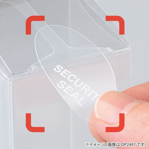 ヒサゴ 貼った面に跡が残らない開封防止セキュリティシール 12面 透明10シート FCJ073S-OP2496-イメージ8