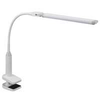 オーム電機 LEDデスクランプ クランプタイプ ホワイト LTCLS36W