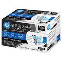 川西工業 活性炭フィルターマスク4PLY 50枚入 7029 FCG488U-63-7944-79