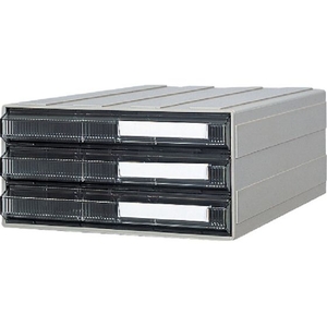 サカセ化学工業 ビジネスカセッター A4タイプ 引出3段 FC132GZ-5100178-イメージ1