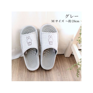ストロング スリッパ ミッフィー 凹凸インソール グレー M FC764YN-10-9-425-m9-イメージ3