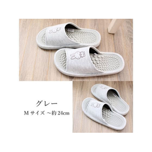 ストロング スリッパ ミッフィー 凹凸インソール グレー M FC764YN-10-9-425-m9-イメージ4