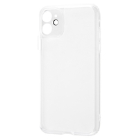 レイアウト iPhone 11用ハイブリッドガラスケース 精密設計 クリア RT-P21CC12/CM