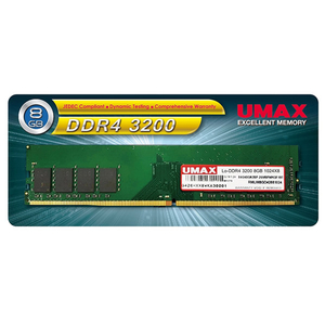 UMAX デスクトップ用メモリー 8GB DDR4 3200 8GB UM-DDR4S-3200-8GB-イメージ1