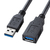 サンワサプライ USB3．0延長ケーブル(0．5m) ブラック KU30-EN05K-イメージ1