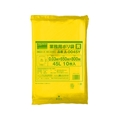 トラスコ中山 業務用ポリ袋 厚み0.03×45L 黄 10枚入 FC984GH-1610391