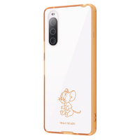 レイアウト Xperia 10 V用ハイブリッドケース Charaful トムとジェリー ジェリー RT-RWXP10M5UC/JR2M