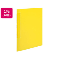 コクヨ クリヤーブック〈ノビータ〉ウェーブカットA4 20ポケット 黄 10冊 1箱(10冊) F864791-ﾗ-TN560Y