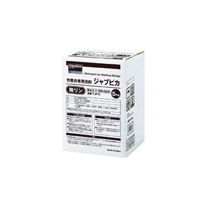 トラスコ中山 TRUSCO　ジャブピカ　無リン作業衣用粉末洗剤　5kg TJP-5-イメージ1