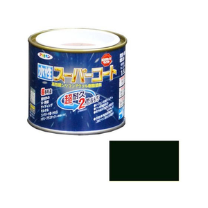 アサヒペン 水性スーパーコート 1／5L Aグリーン FC384NS-イメージ1