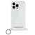 PHONECKLACE iPhone 13 Pro Max用ストラップ用リング付きクリアケース ガンブラックチャーム ガンブラックチャーム PN21617I13PMBK-イメージ1